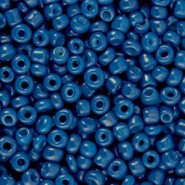 Glasperlen rocailles 8/0 (3mm) Patriot blue